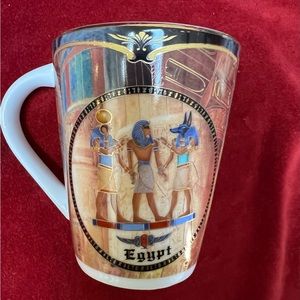 Fine Royal Porcelaine Mug, 8 oz, Made in Egypt, Beautiful graphics.